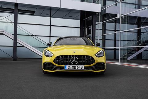 Mercedes AMG 43 GT Coupe front end