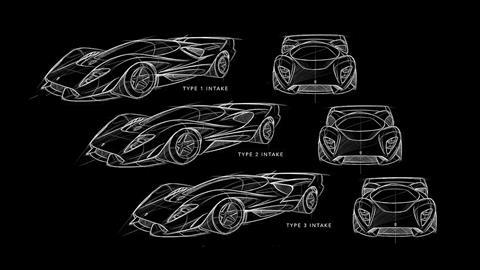 CDN-DeTomaso-P72_sketch_P72 side intakes