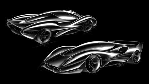 CDN-DeTomaso-P72_sketch_P72 front and rear II