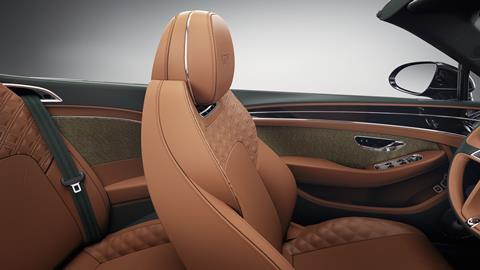Bentley tweed door trim 2