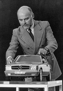 1979 S-Class Coupé model (W126 series) & Bruno Sacco