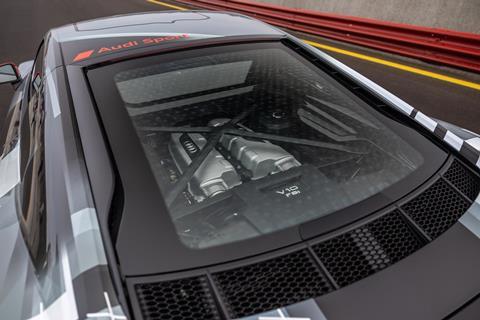 2023 Audi R8 rear engine bay