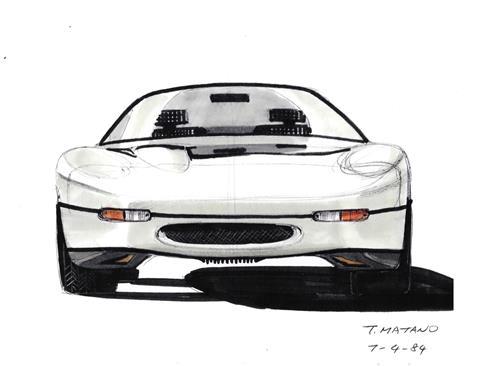 Tom Matano MIata sketch