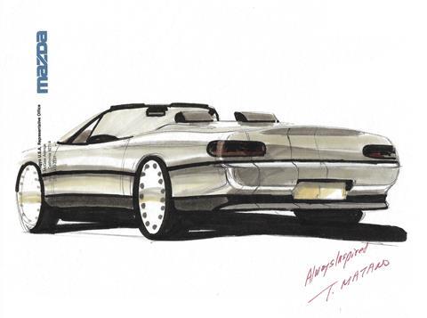 Tom Matano Miata sketch 2