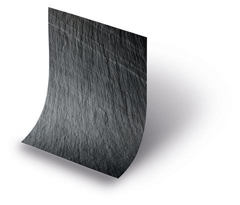 veneo-slateBASF Veneo Slate® lines the shower. Ultra-thin veneer, mounted on a flexible backing