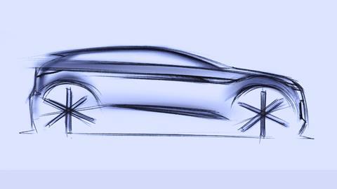 Range Rover Evoque series II sketch