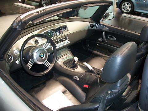 BMW Z8 interior