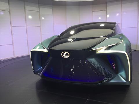 Lexus LF-30 - front with light sig - Tokyo 2019