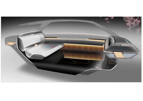 Nissan IMk interior sketch