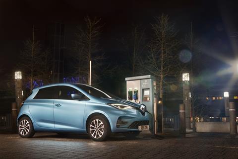 Renault Zoe charging