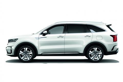 2020 Kia Sorento mk4 - ext side (white) 