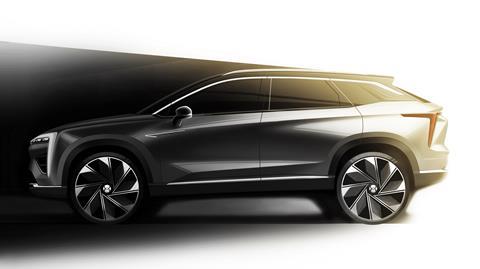 HYCAN SUV sketch